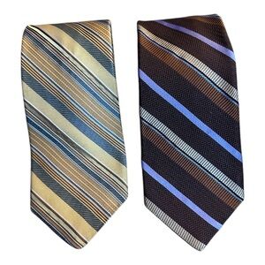 Robert Talbott Extra Long Silk Striped Men's Ties